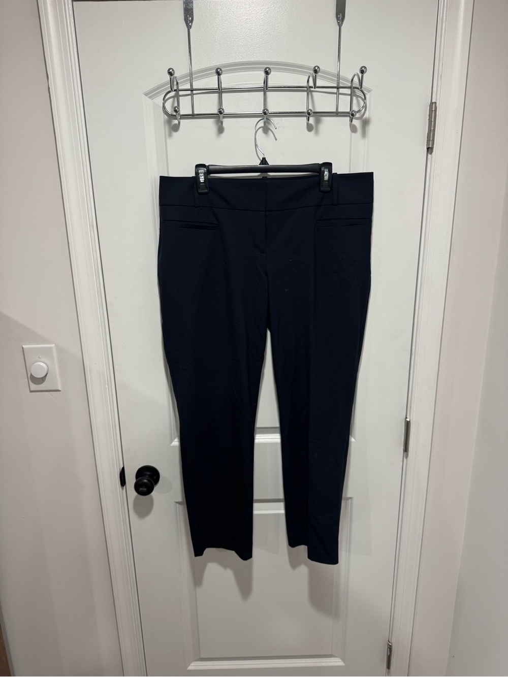 The Limited Navy Slim Ankle Pants